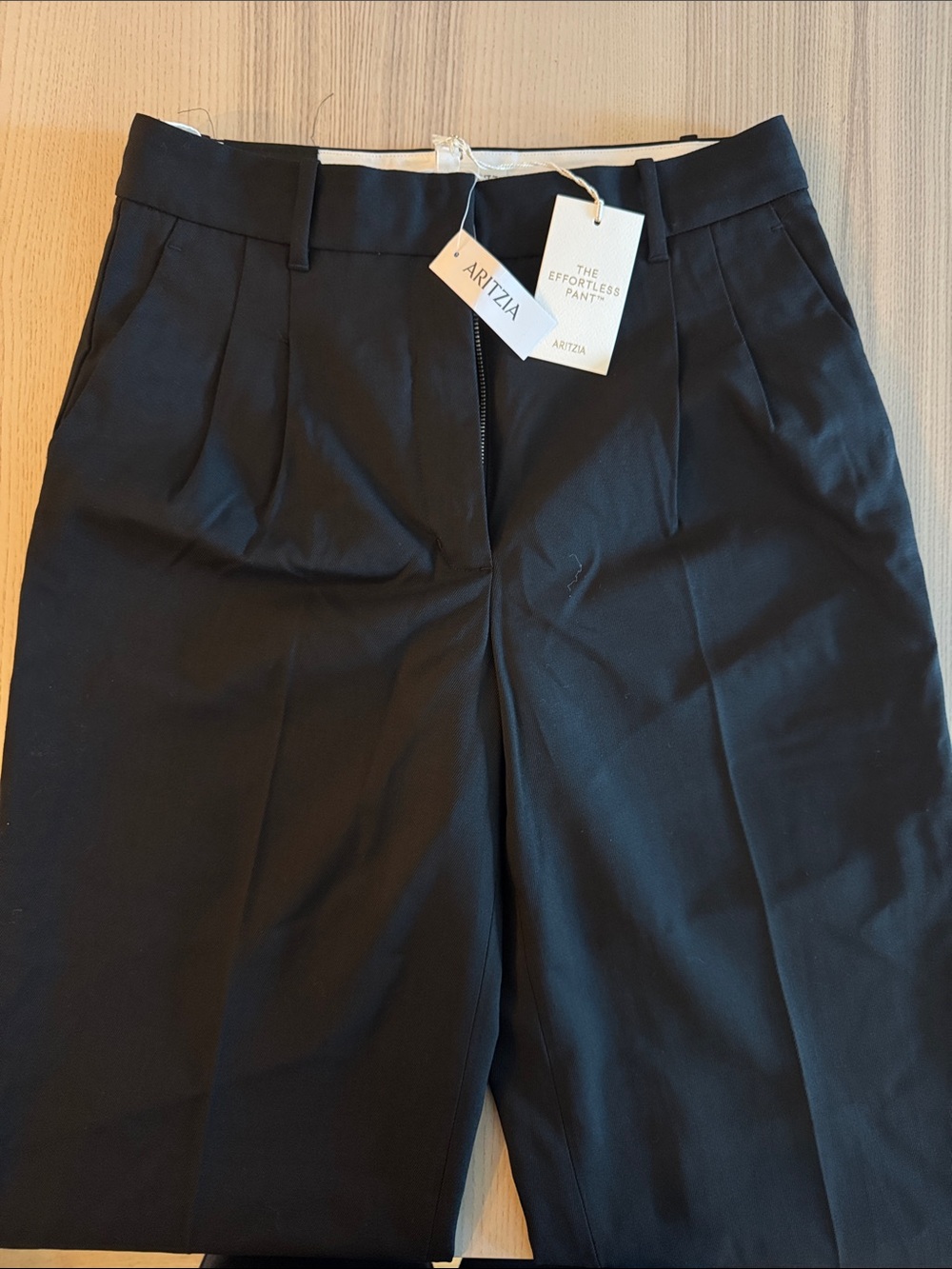 Aritzia Black Effortless Tailored Trousers